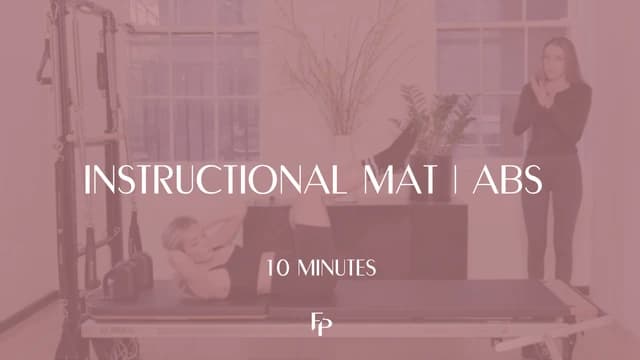 Preview of 10 Min Instructional Mat | Abs