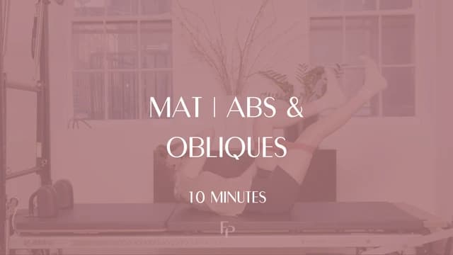 Preview of 10 Min Mat | Abs And Obliques