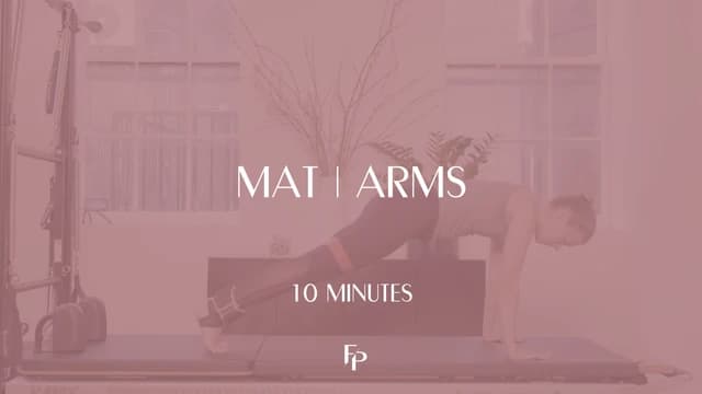 Preview of 10 Min Mat | Arms | Resistance Band & Ankle Weights