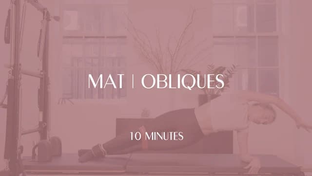 Preview of 10 Min Mat | Obliques | Resistance Band & Ankle Weights