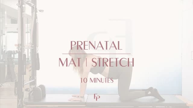 Preview of 10 Min Prenatal Mat | Stretch
