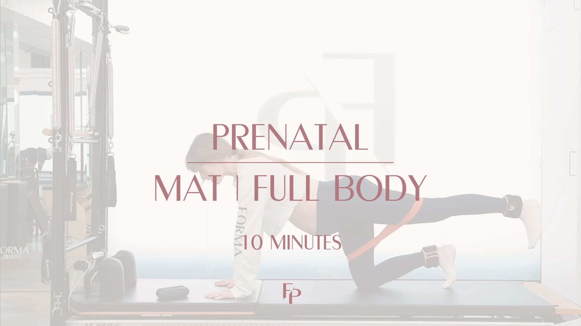 Preview of 10 min Prenatal Mat | Full Body Flow