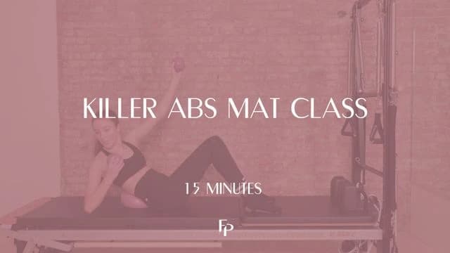 Preview of 15 Min Instructional Mat | Killer Abs