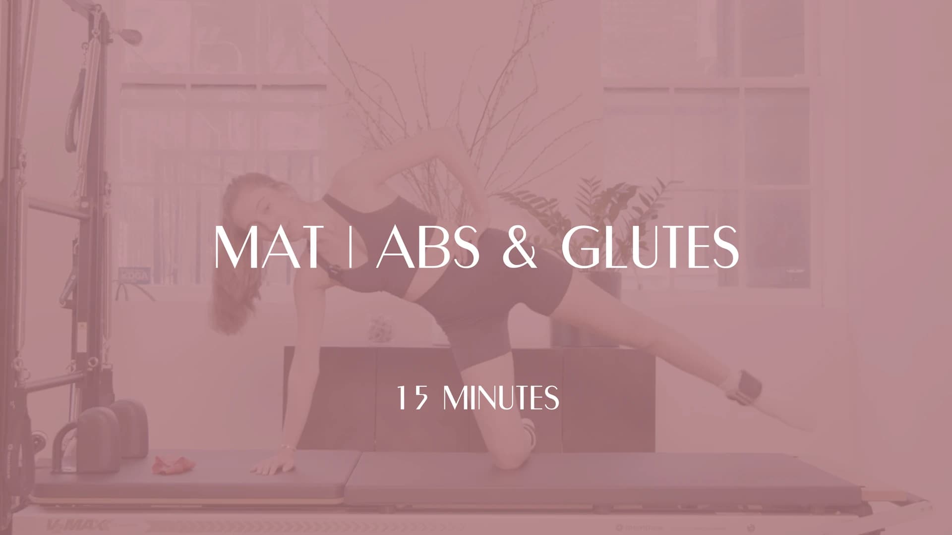 Preview of 15 Min Mat | Abs and Glutes | Resistance Band & Ankle Weights