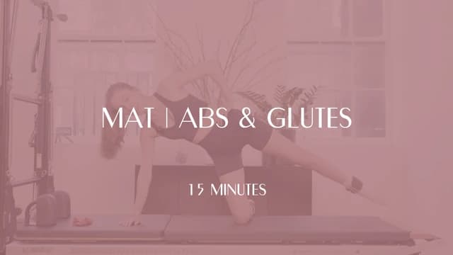 Preview of 15 Min Mat | Abs and Glutes | Resistance Band & Ankle Weights