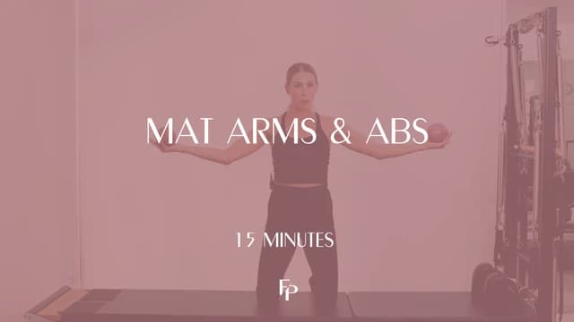 Preview of 15 Min Mat | Arms and Abs