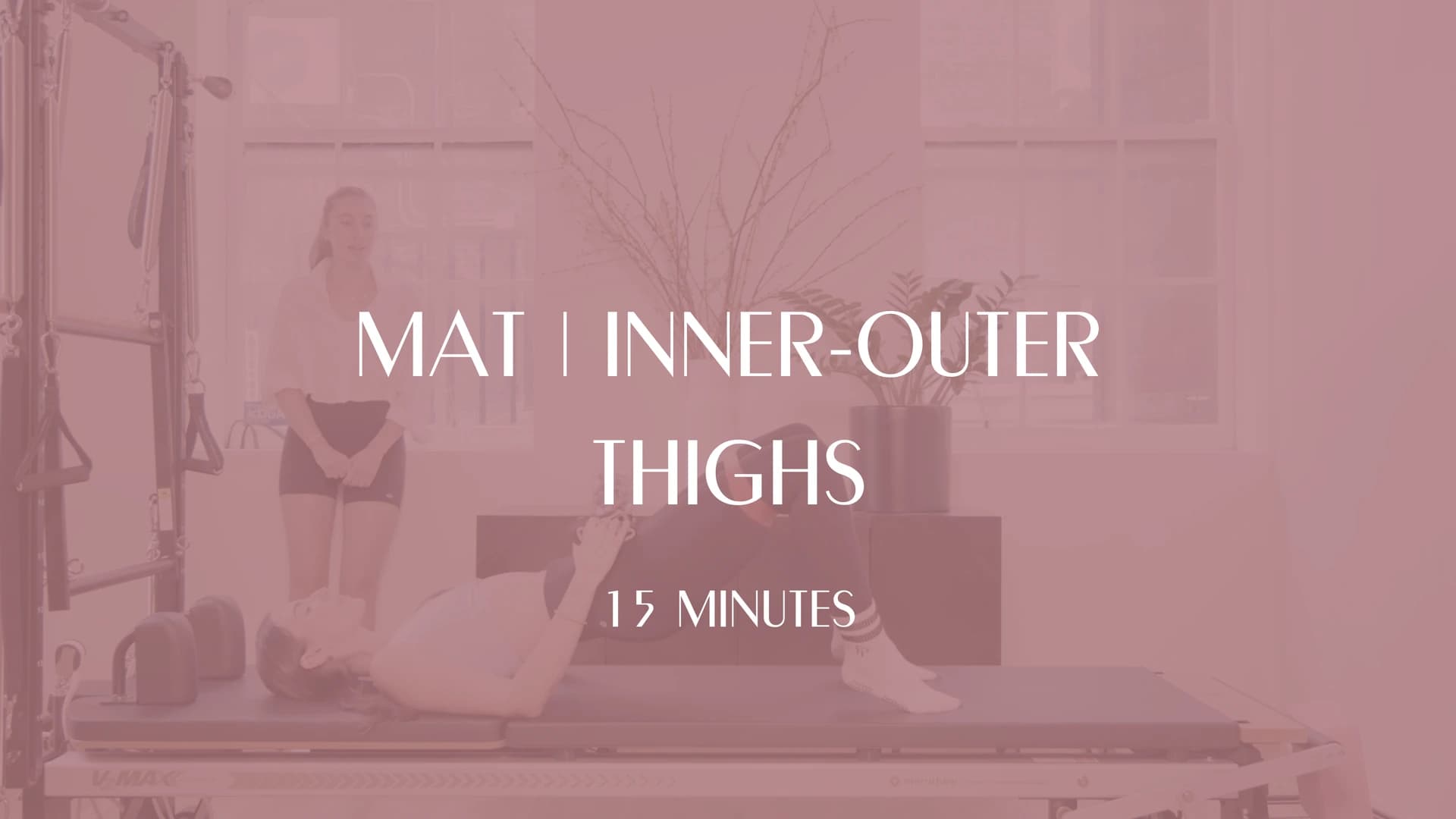 Preview of 15 Min Mat | Inner-Outer Thighs | Resistance Band & Ankle Weights