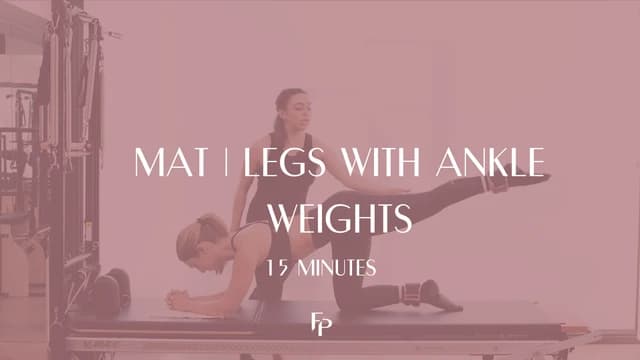 Preview of 15 Min Mat | Legs with Ankle Weights