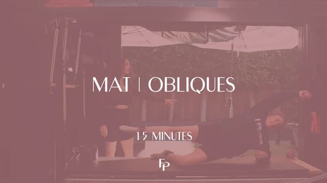 Preview of 15 Min Mat | Obliques