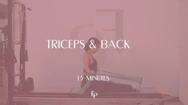 Preview of 15 Min Mat | Triceps and Back