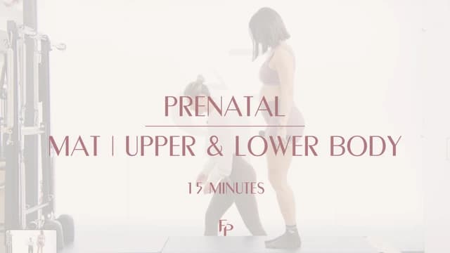 Preview of 15 Min Prenatal | Upper and Lower Body