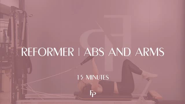 Preview of 15 Min Reformer  | Abs and Arms with Tower