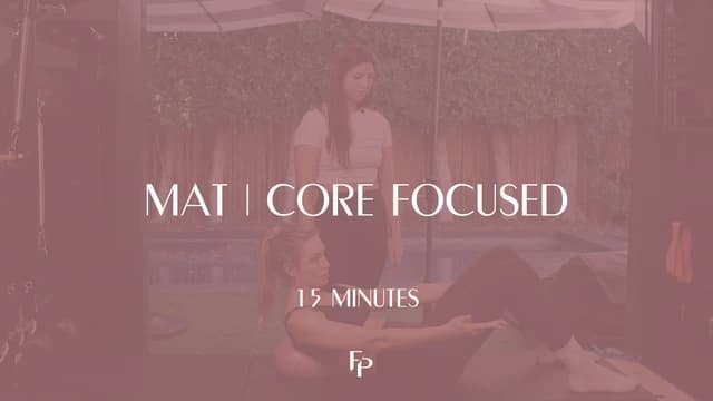 Preview of 15 min Mat | Core Focused