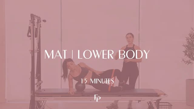 Preview of 15 min Mat | Lower Body