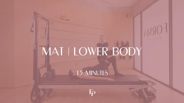 Preview of 15 min Mat | Lower Body