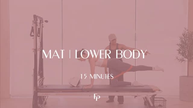 Preview of 15 min Mat | Lower Body