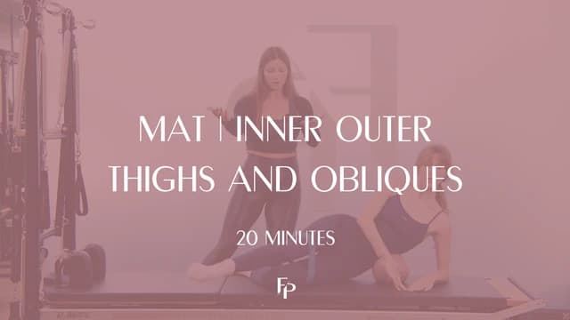 Preview of 20 Min Mat | Inner Outer Thighs and Obliques