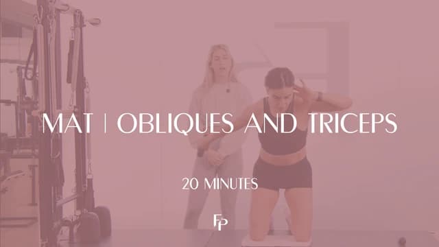 Preview of 20 Min Mat | Obliques and Triceps