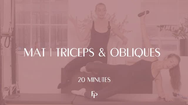 Preview of 20 Min Mat | Triceps And Obliques