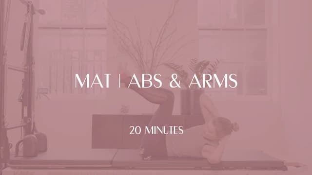 Preview of 20 Min Mats | Abs and Arms | Resistance Band & Ankle Weights