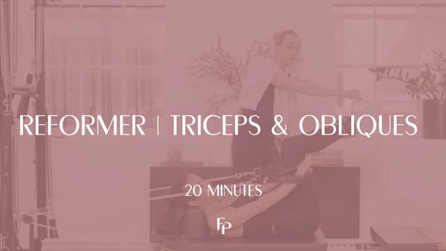 Preview of 20 Min Reformer | Tricep And Oblique with Tower