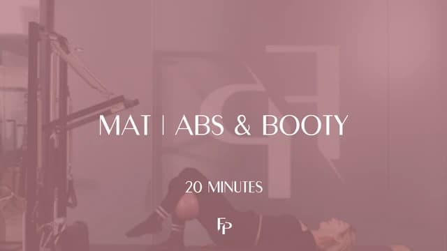 Preview of 20 Mins Mat | Abs & Booty Workout