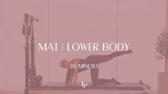 Preview of 20 min Mat | Lower Body