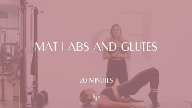 Preview of 25 Min Instructional Mat | Abs & Glutes