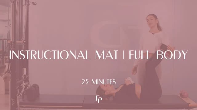 Preview of 25 Min Instructional Mat | Full Body