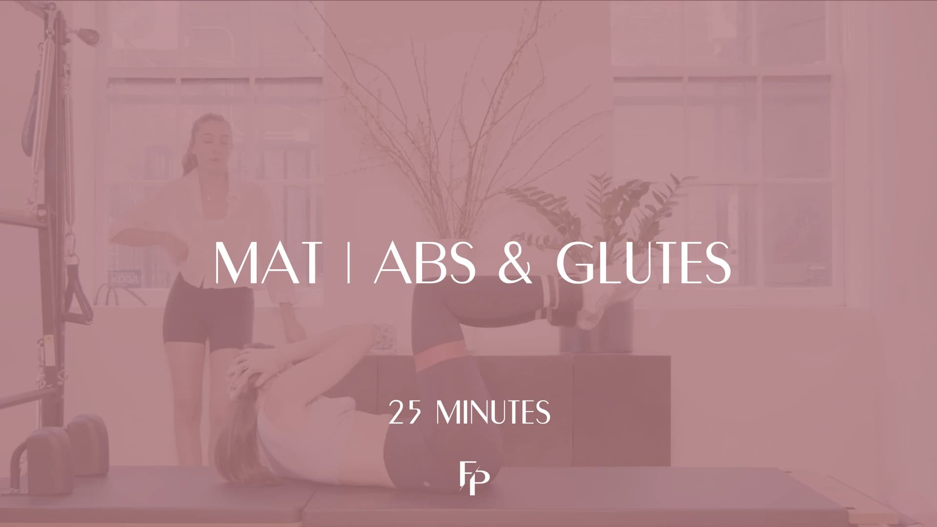 Preview of 25 Min Mat | Abs And Glutes | Resistance Band & Ankle Weights