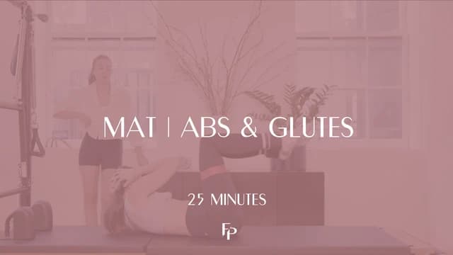 Preview of 25 Min Mat | Abs And Glutes | Resistance Band & Ankle Weights