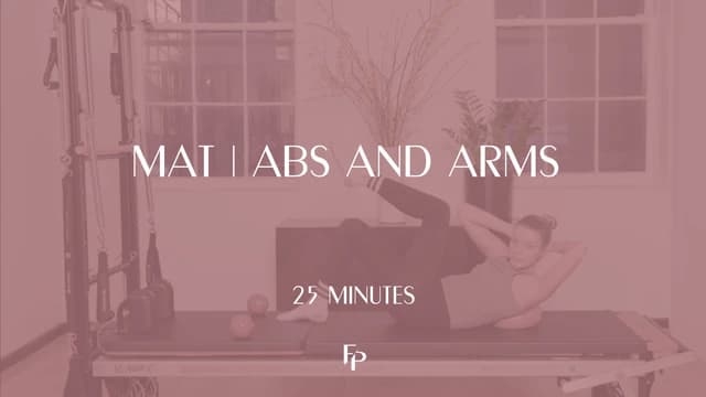 Preview of 25 Min Mat | Abs and Arms