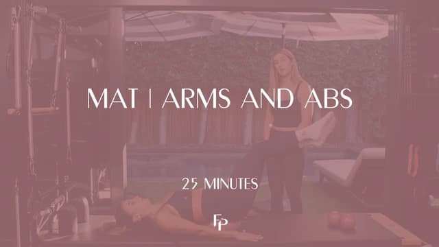 Preview of 25 Min Mat | Arms and Abs