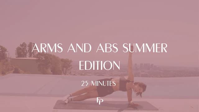 Preview of 25 Min Mat | Arms and Abs
