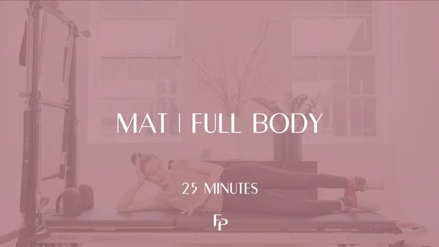 Preview of 25 Min Mat | Full Body | Resistance Band & Ankle Weights