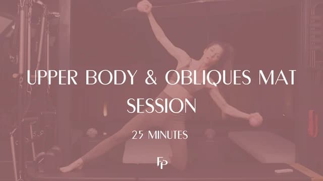 Preview of 25 Min Mat | Upper Body & Obliques