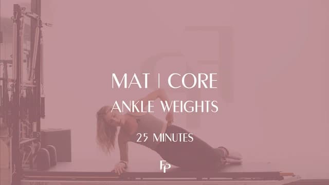 Preview of DAY 9 - 25 Min Mat | Core Challenge with Ankle Weights