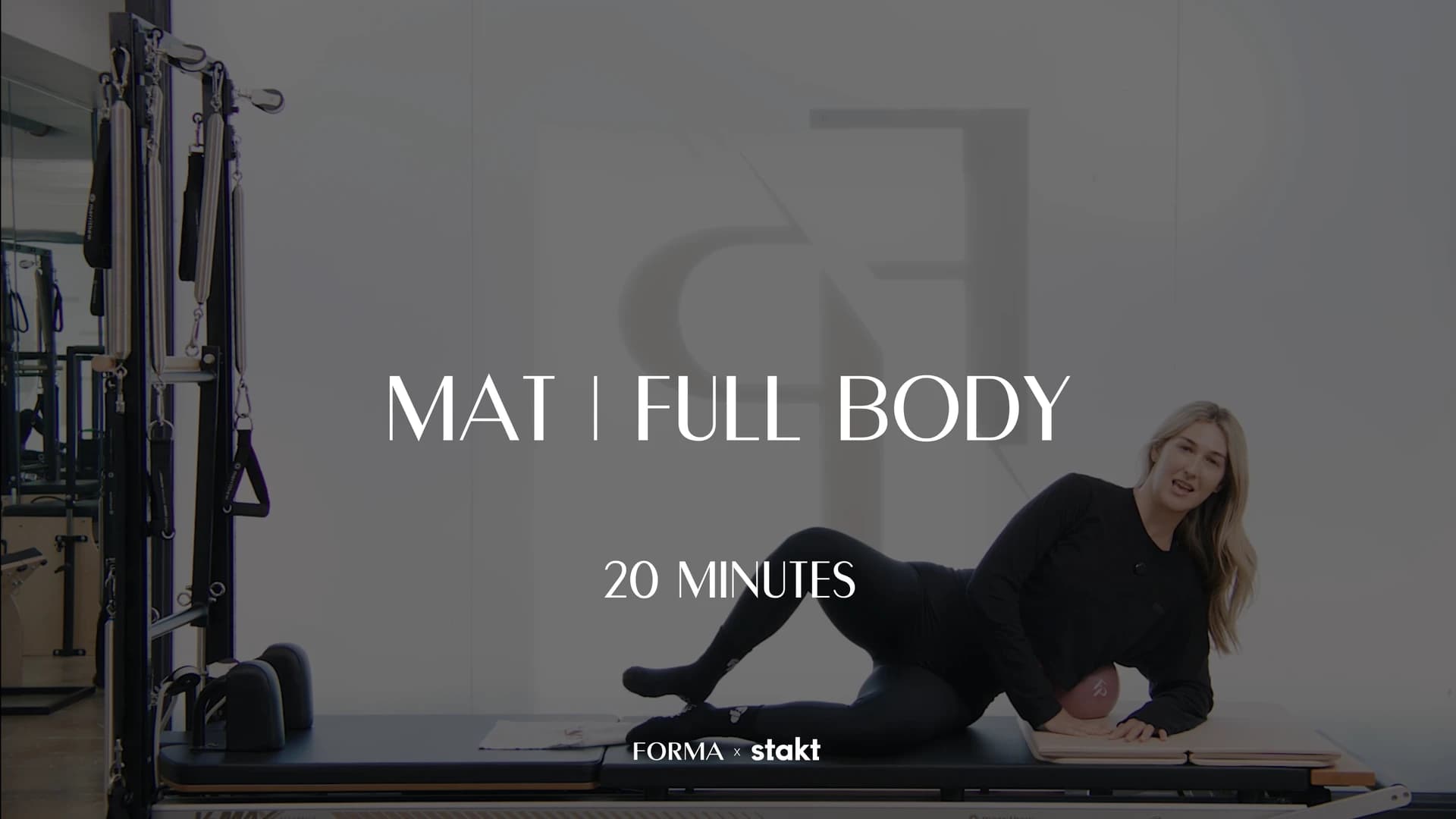 Preview of FRIDAY - 20 Min Mat | Full Body