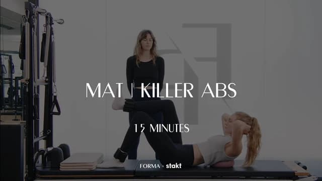 Preview of TUESDAY - 15 Min Mat | Killer Abs